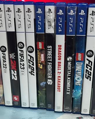 Lotto giochi PS5 e PS4