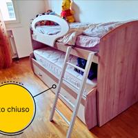 letto a castello in legno, 3 letti - stupendo!