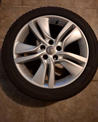 CERCHI IN LEGA R17 OPEL + 4 GOMME ESTIVE