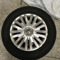 4 cerchi in ferro volkswagen 195/65/15