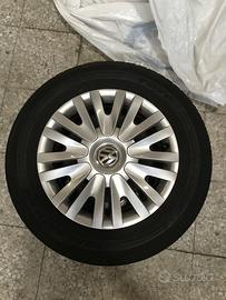 4 cerchi in ferro volkswagen 195/65/15