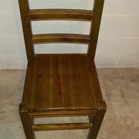 4 sedie in legno