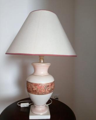 lampada vintage stile inglese, ceramica