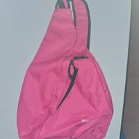 zaino monospalla rosa