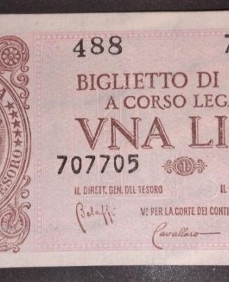 Italia - 1 Lira(1944)