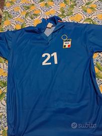 Kit Italia 2002 VIERI 21 Maglia + Sciarpa