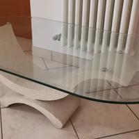 Tavolino in cristallo