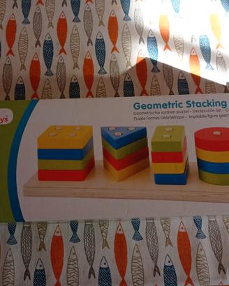 Gioco bambini Geometric Stacking  puzzle