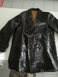 Giubbotto uomo 3/4 doppiopetto in vera pelle