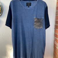T-shirt Guess blu uomo