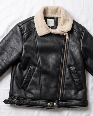 Giubbotto bimba 9-10 anni Piazza Italia nero caldo