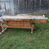 BANCO DA FALEGNAME ANTICO IN FAGGIO