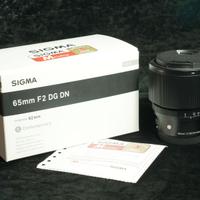 Sigma 65mm DG DN f2.0 attacco Sony E