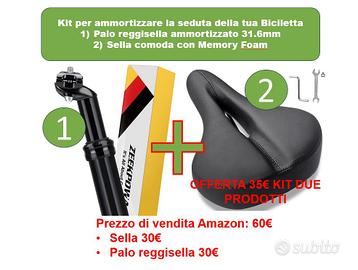 KIT Sella Memory F. + Palo Reggisella Ammortizzato