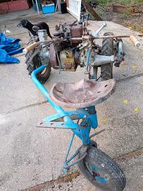 falciatrice con motore Lombardini 
