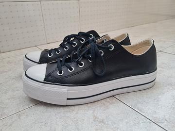 CONVERSE PLATFORM NERE n.42