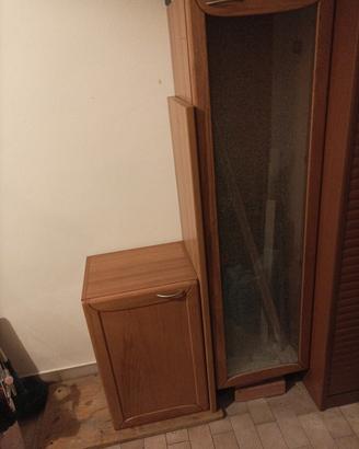 Pensili da cucina con vetrina