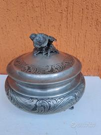 Porta caramelle in Peltro 95%