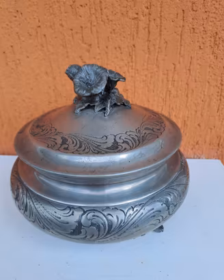 Porta caramelle in Peltro 95%