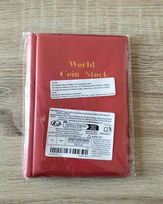 Album raccoglitore porta monete x60 caselle grandi