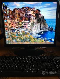 PC fisso, computer da scrivania, case, monitor