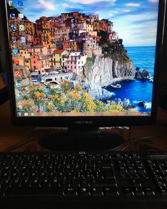PC fisso, computer da scrivania, case, monitor