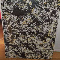Jackson POLLOCK stampa in tela canvas 100x70
