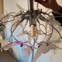 Lampadario da soffitto per bambini tema Farfalle