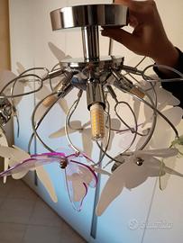 Lampadario da soffitto per bambini tema Farfalle