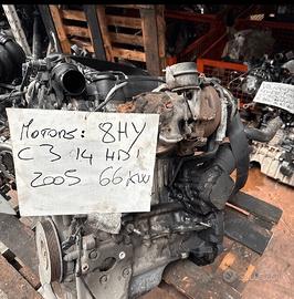 Motore Citroen C3 1.4 16V HDi Anno 2005 Codice Mot