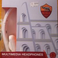 AS ROMA CUFFIA BLUETOOTH ORIGINALE CON MICROFONO