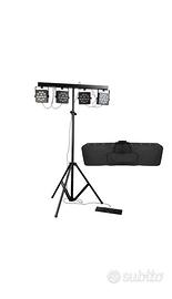 SISTEMA 4 FARI 4x12 LED RGB PROEL PLLEDKITHP