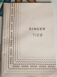 Libretto istruzioni macchina singer 7108