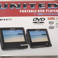 Lettore DVD per auto doppio monitor