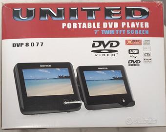 Lettore DVD per auto doppio monitor