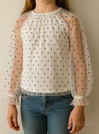 Top camicia Zara bambina 8 anni fashion