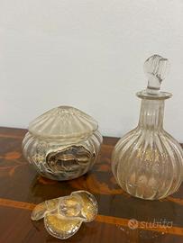 Set da toelette  in vetro murano