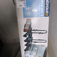 Portabici gancio traino NORAUTO DECK 100-4 bici