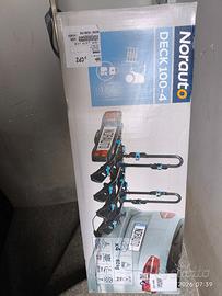 Portabici gancio traino NORAUTO DECK 100-4 bici