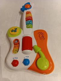Chitarra baby con luci e suoni