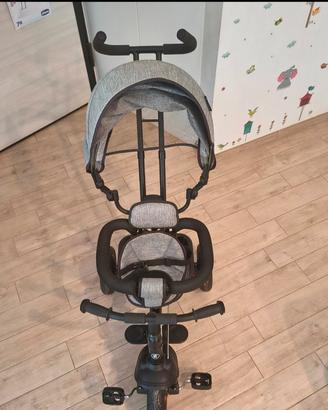 HyperMotion Tobi Frey triciclo 3 in 1 Grigio