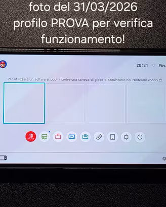 Nintendo Switch OLED bianca + Scatola + Accessori