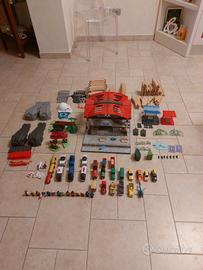 pista legno per trenini 