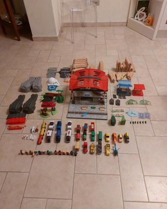 pista legno per trenini 