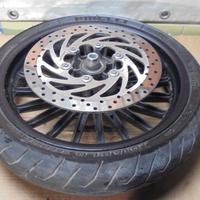 Cerchio gomma disco piaggio beverly 125 300 rst