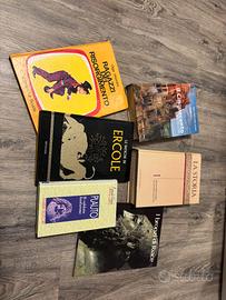 Lotto 5 libri di storia, mitologia e classici