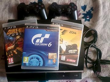 SONY PLAYSTATION 3 con tre giochi e due controller