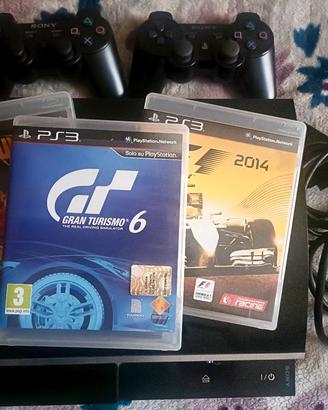 SONY PLAYSTATION 3 con tre giochi e due controller