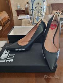 décolleté  scarpe moschino mai usate numero 38