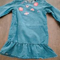 vestito jeans bimba 36 mesi 